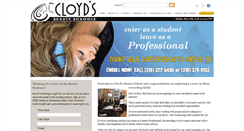 Desktop Screenshot of cloydsbeautyschool.com